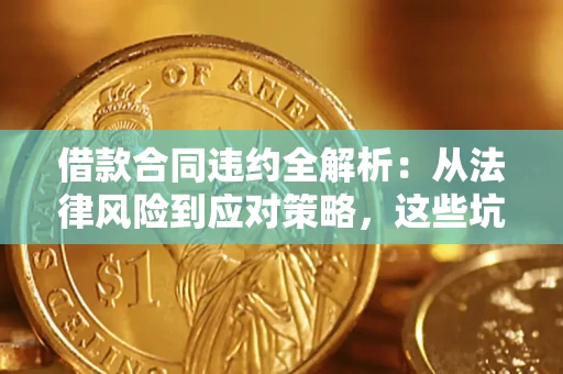 武汉借款合同违约全解析：从法律风险到应对策略，这些坑别再踩！