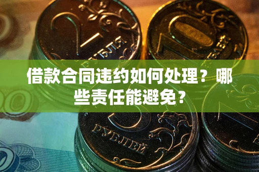 武汉借款合同违约如何处理？哪些责任能避免？